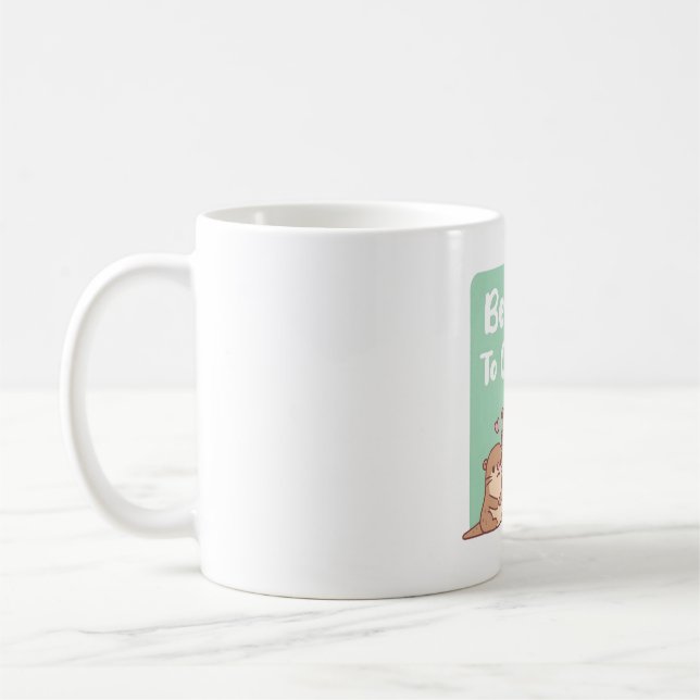 Taza De Café Las nutrias son amables con las nutrias (Izquierda)