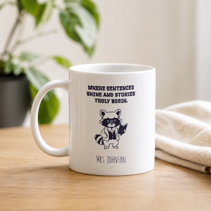 Taza De Café Las oraciones brillan Historias verdaderamente com