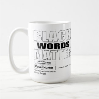 Taza De Café Las palabras afroamericanas negras importan