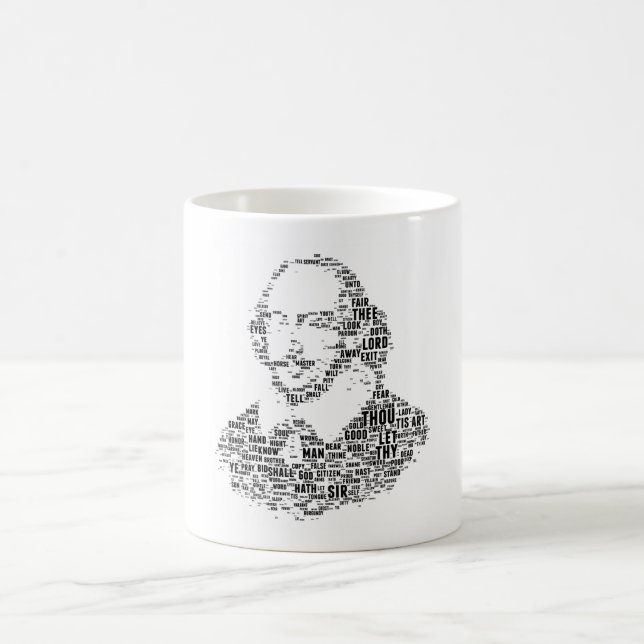 Taza De Café Las palabras de Shakespeare (Centro)