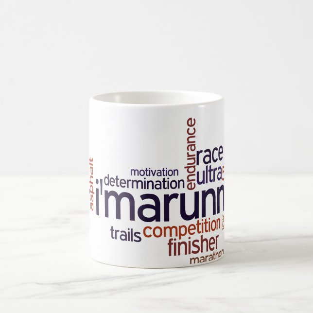 Taza De Café Las palabras del corredor (Centro)