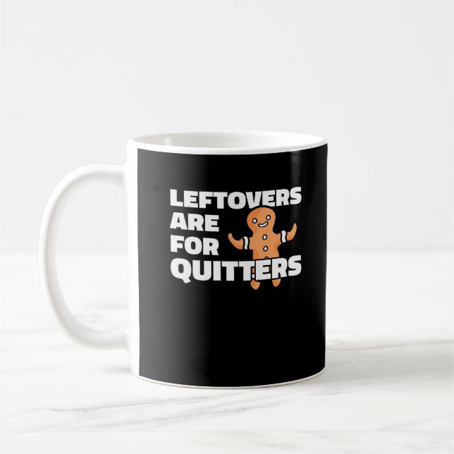 Taza De Café Las Palancas De Los Navidades Quitters Cookie Man  (Izquierda)
