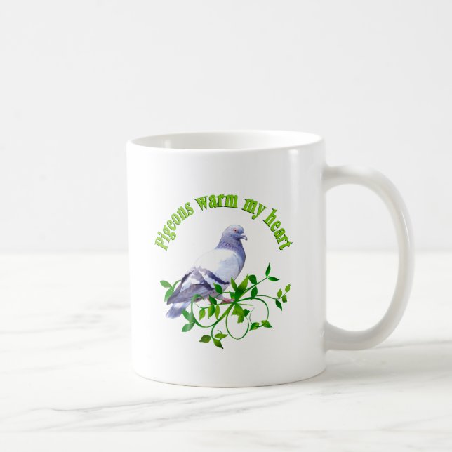 Taza De Café Las palomas calientan mi corazón (Derecha)