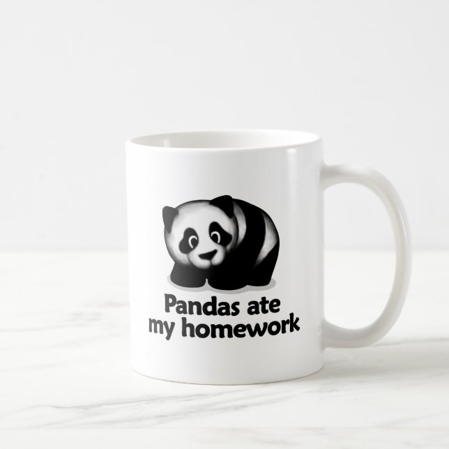 Taza De Café Las pandas comieron mi preparación (Derecha)