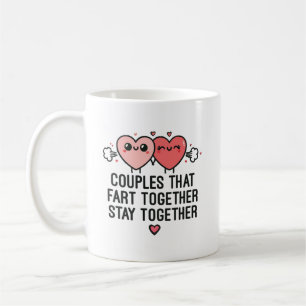 Taza De Café Las Parejas Que Parecen Juntos Permanecen Juntos -