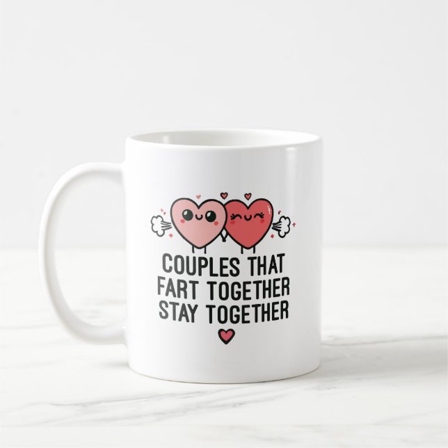 Taza De Café Las Parejas Que Parecen Juntos Permanecen Juntos - (Izquierda)