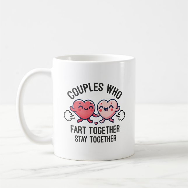 Taza De Café Las Parejas Que Parecen Juntos Permanecen Juntos - (Izquierda)