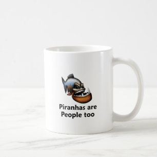 Taza De Café Las pirañas son gente también