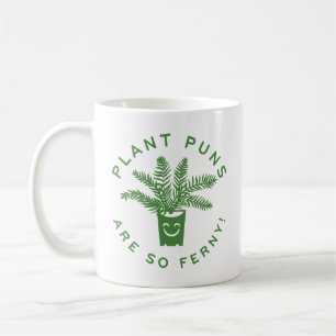 Taza De Café Las Plantas De Puntuación Son Tan Fernanas