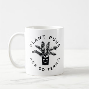 Taza De Café Las Plantas De Puntuación Son Tan Fernanas