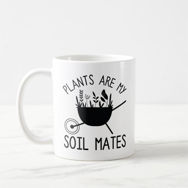 Taza De Café Las plantas son mis capas de suelo (Izquierda)
