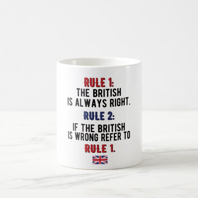 Taza De Café Las raíces británicas son patrimonio británico de  (Centro)