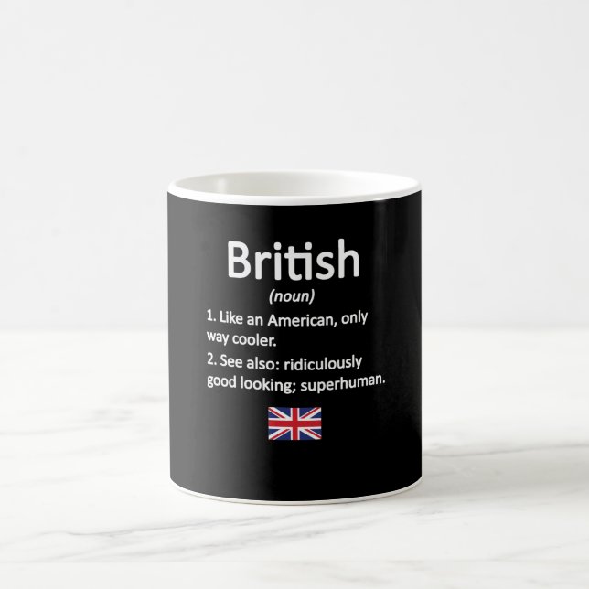 Taza De Café Las raíces británicas son patrimonio británico de  (Centro)