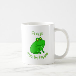 Taza De Café Las ranas hacen vida más feliz