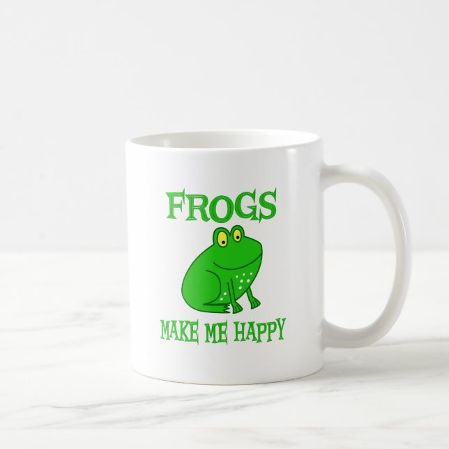 Taza De Café Las ranas me hacen feliz (Derecha)