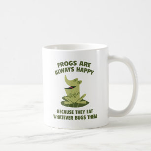 Taza De Café Las ranas son siempre felices