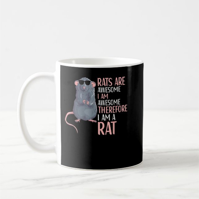 Taza De Café Las Ratas Son Impresionantes Rat Lover   (Izquierda)