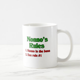 Taza De Café Las reglas de Nonno (abuelo italiano)
