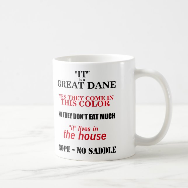 Taza De Café Las respuestas del gran paseo de daneses (Derecha)
