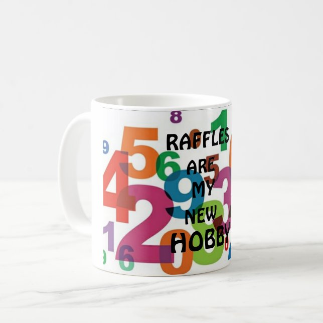 TAZA DE CAFÉ LAS RIFAS SON MI AFICIÓN DE NEY (Anverso izquierdo)