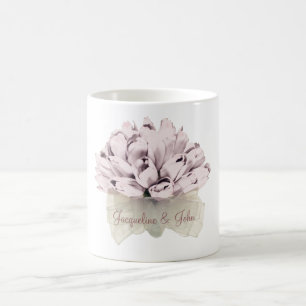 Taza De Café Las rosas rosadas/Bodas