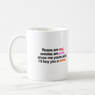 Taza De Café Las rosas son rojas te compraré una bebida