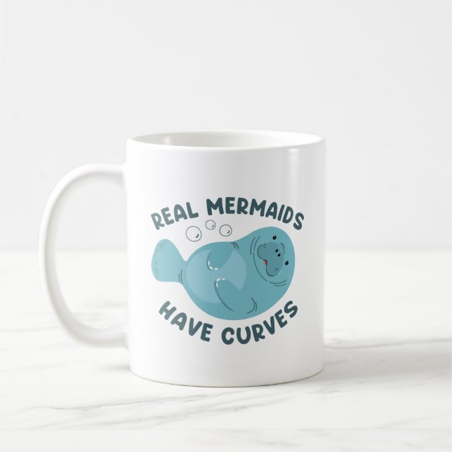 Taza De Café Las sirvientas reales tienen curvas (Izquierda)