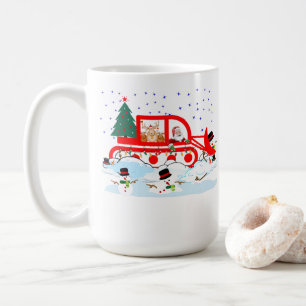 Taza De Café Las travesuras del quitanieves de Santa – ¡Destrui