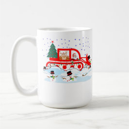 Taza De Café Las travesuras del quitanieves de Santa – ¡Destrui