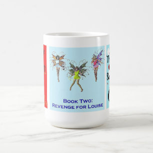 Taza De Café Las tres cubiertas de libro conveneintly en una