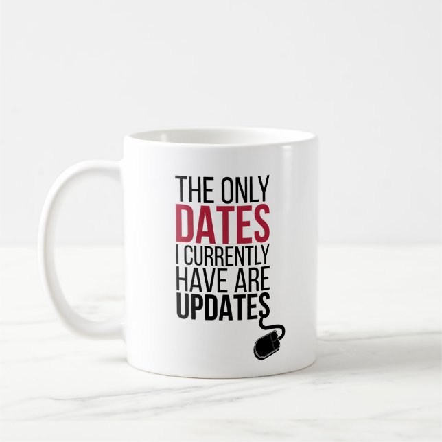 Taza De Café Las Únicas Fechas Que Tengo Actualmente Son Actual (Izquierda)