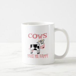 Taza De Café Las vacas me hacen feliz