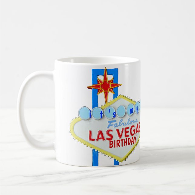 Taza De Café Las Vegas 30thBirthday (Izquierda)