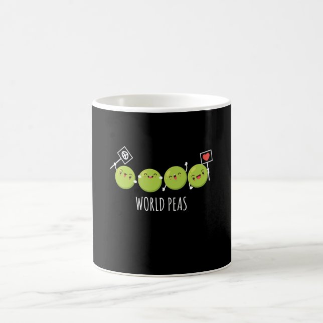 Taza De Café Las Verduras Vegan Vegetales del Mundo (Centro)