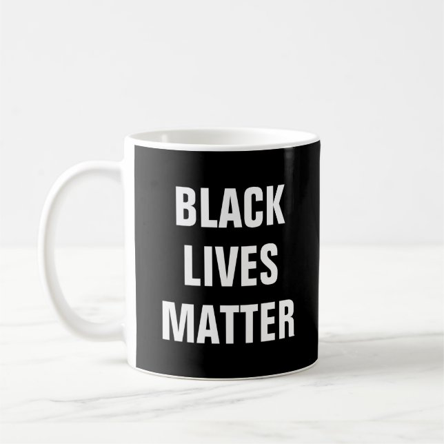 Taza De Café Las vidas negras importan (Izquierda)