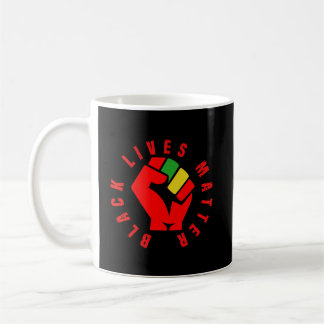 Taza De Café Las vidas negras importan con la primera camiseta