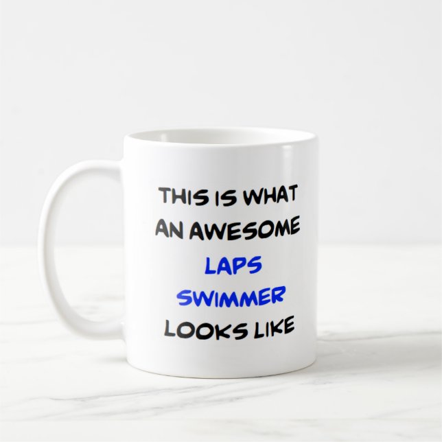 Taza De Café las vueltas de los nadadores, increíbles (Izquierda)