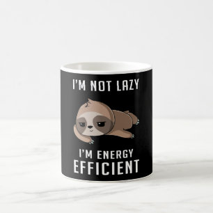 Taza De Café Lástima de las locuras de animales perezosas que d