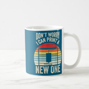 Taza De Café Lata de impresora 3D retro
