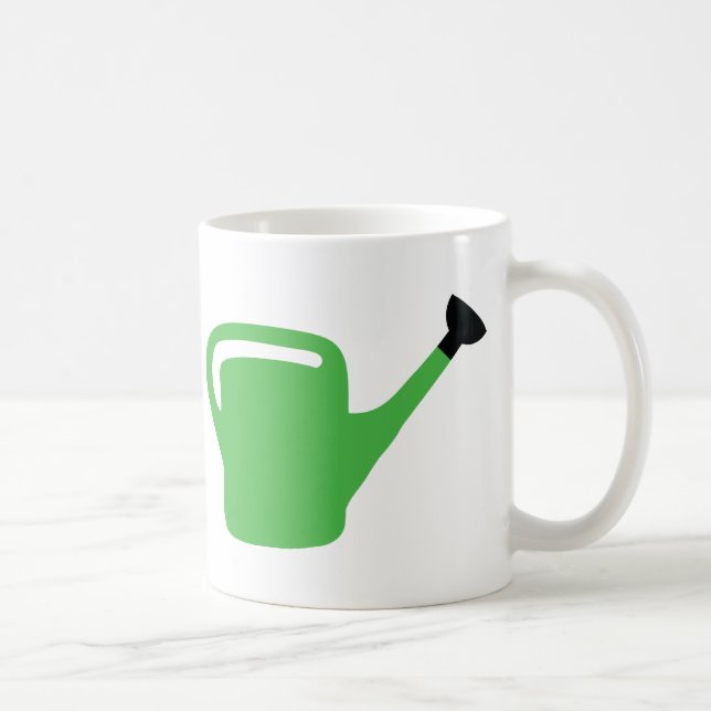 Taza De Café lata de regadío verde (Derecha)