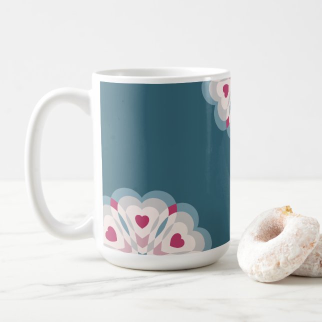 Taza De Café latido (Con donut)
