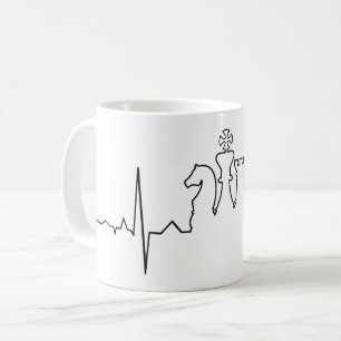 Taza De Café Latido de ajedrez