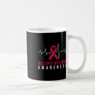 Taza De Café Latido de conciencia sobre mieloma múltiple