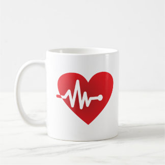 Taza De Café Latido del corazón