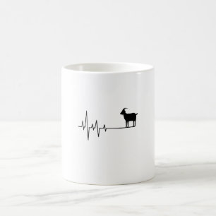 Taza De Café Latido del corazón de la cabra