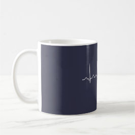 TAZA DE CAFÉ LATIDO DEL CORAZÓN DEL CABALLO