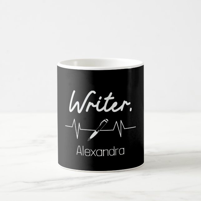 Taza De Café latido del escritor (Centro)
