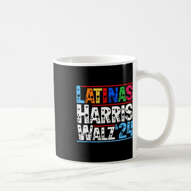 Taza De Café Latinas florales Hispánicas Mes Del Patrimonio His (Derecha)