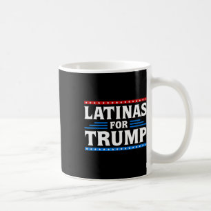 Taza De Café Latinas por las elecciones de Trump 2024 votan lat