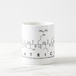 Taza De Café Latrice peptide nombre mug